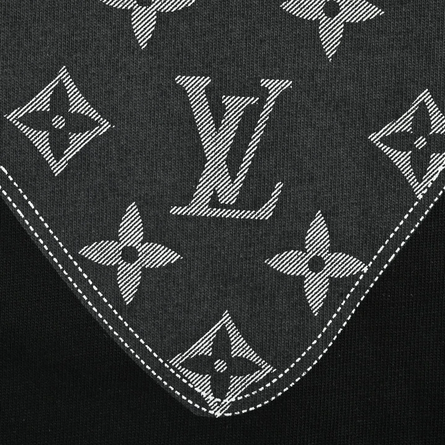 Louis Vuitton/Louis Vuitton presbyopic patchwork printed short sleeves